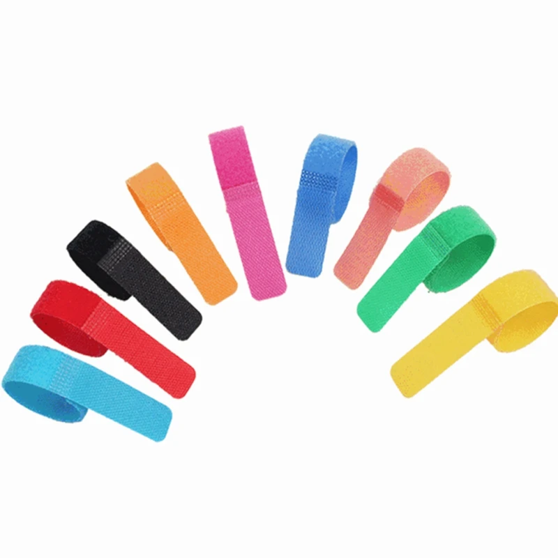 10 шт. кабель для хранения данных с нейлоновой застежкой самоклеящаяся веревка