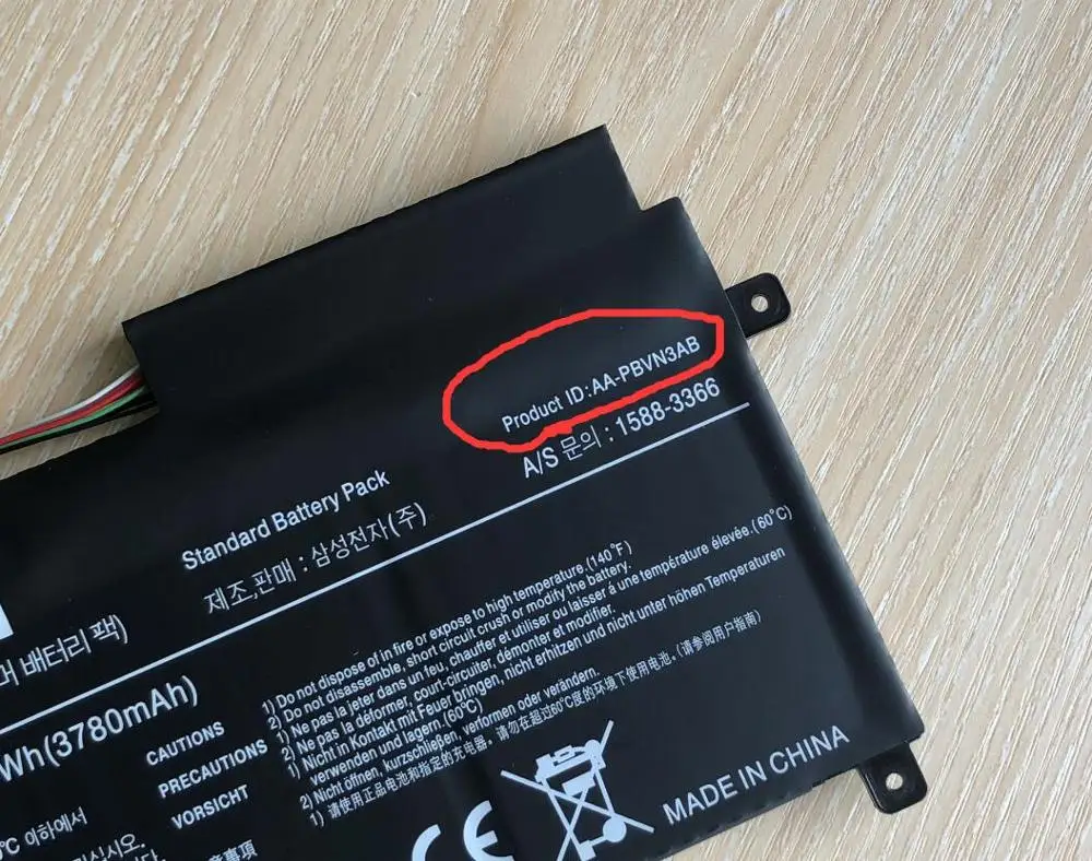 Аккумулятор для ноутбука Samsung AA PBVN3AB Np470 NP51OR5E NP510R5E Ba43 00358a NP370R4E Np510 NP370R5E 1588 3366