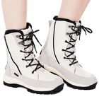 Зимние уличные зимние ботинки, водонепроницаемые Нескользящие теплые ботинки средней длины, зимняя обувь, Лыжная обувь, сноуборд для взрослых, мужчин, женщин, детей, мальчиков и девочек