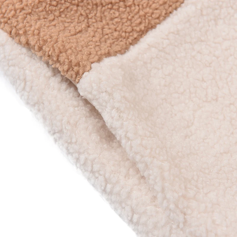 

2019 New Patchwork Sweater Coat Autumn Winter Warm Zipper Cardigan Women Fashion Tops Plus Size 3XL