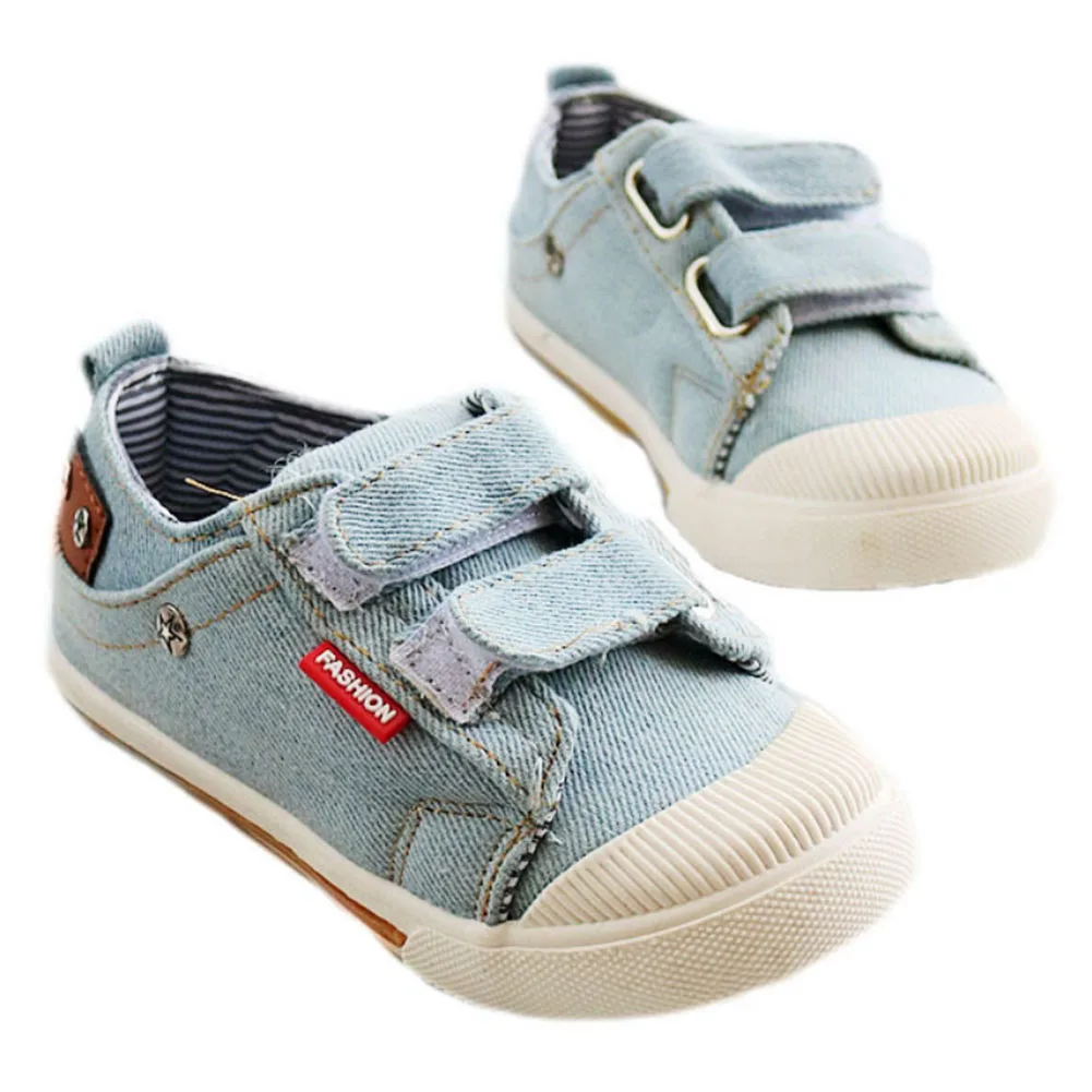 Детские холщовые кроссовки Daclay обувь для скейтборда Модная Джинсовая