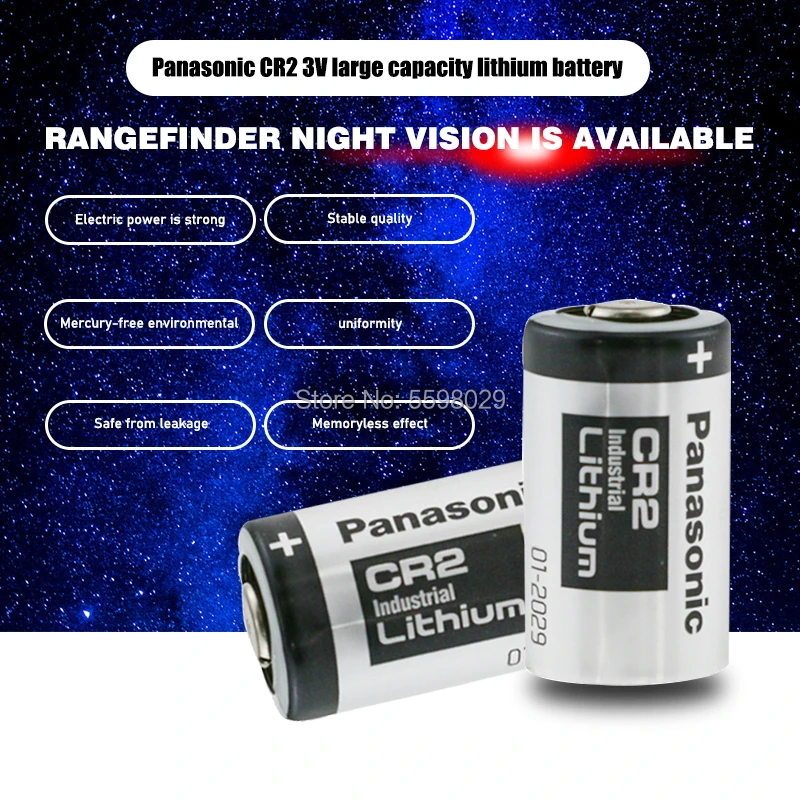 10 шт./лот Panasonic CR2 3V 850 мАч литиевая батарея для камеры системы безопасности GPS