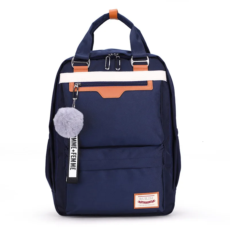 Women Bag Waterproof Nylon Female Backpack Laptop For Middle School Student Travel Shoulder Backpacks | Багаж и сумки