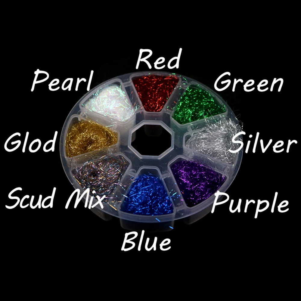 ICERIO 8 цветов/коробка ультратонкое волокно для подледной рыбалки материал вязания