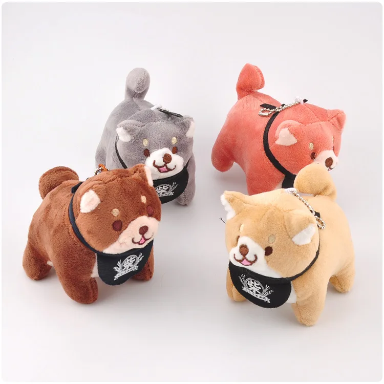 10 см милый маленький кулон для Chai dog Keji брелок ключей плюшевые игрушки