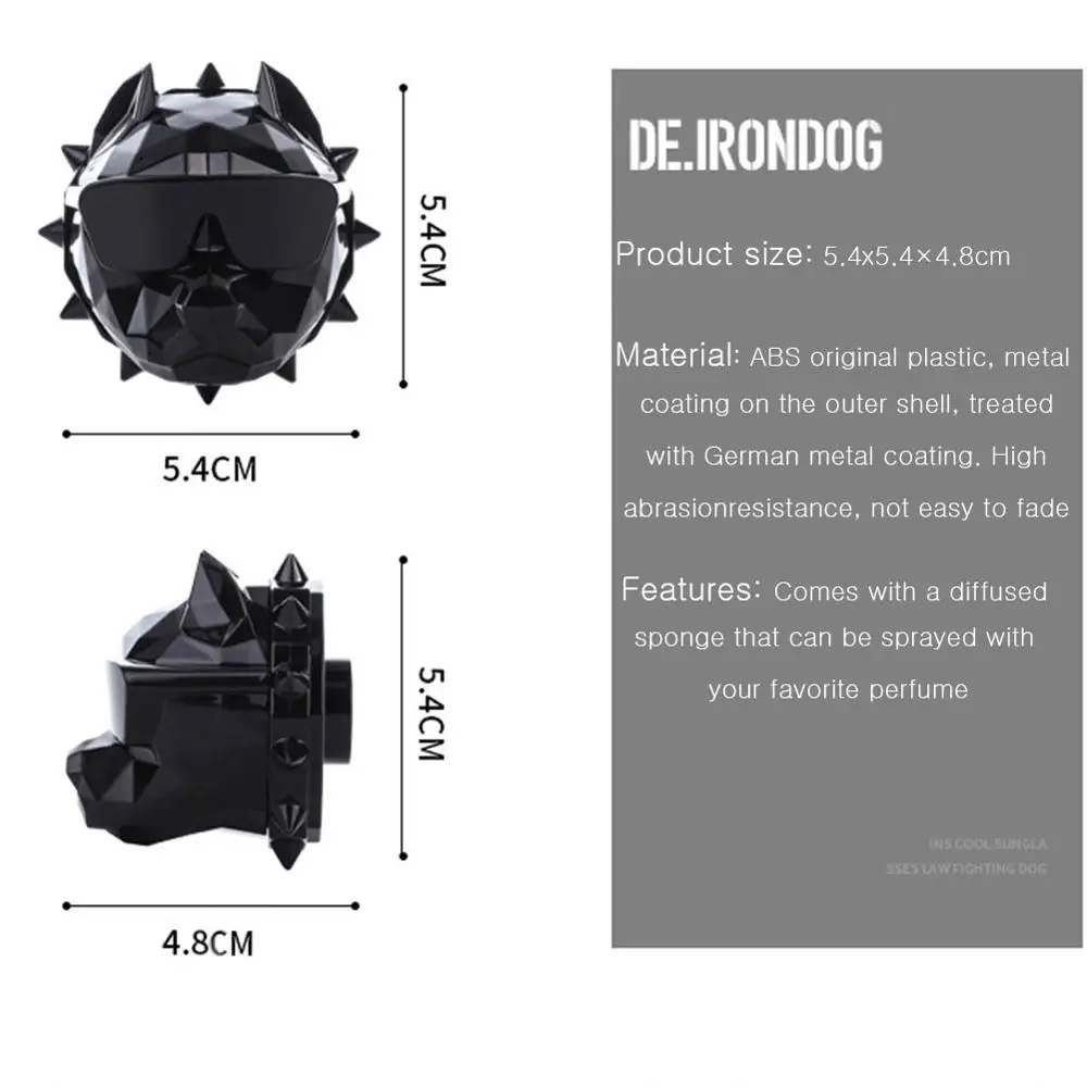 New Bulldog Car Air Freshener Perfume Clip Fragrance Diffuser Auto Vents Scent Parfum Decor# | Автомобили и мотоциклы