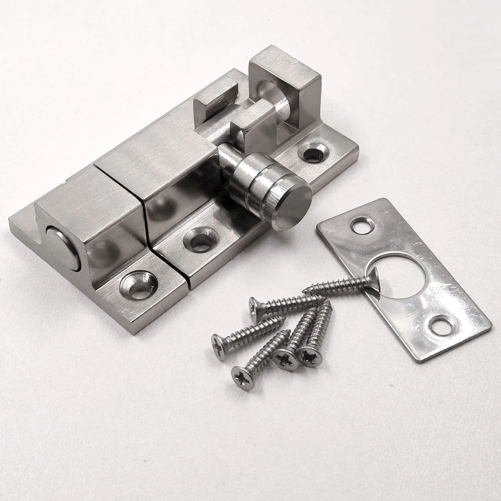 

Thickened surface-mounted aluminum alloy door latch lock wooden anti-theft