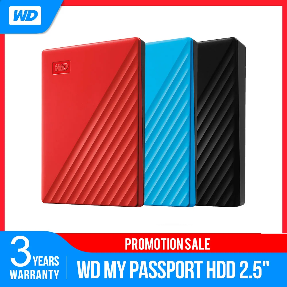 WD My Passport 4 ТБ внешний жесткий диск 1 2 USB 3 0 Портативный шифрование жесткого диска HD