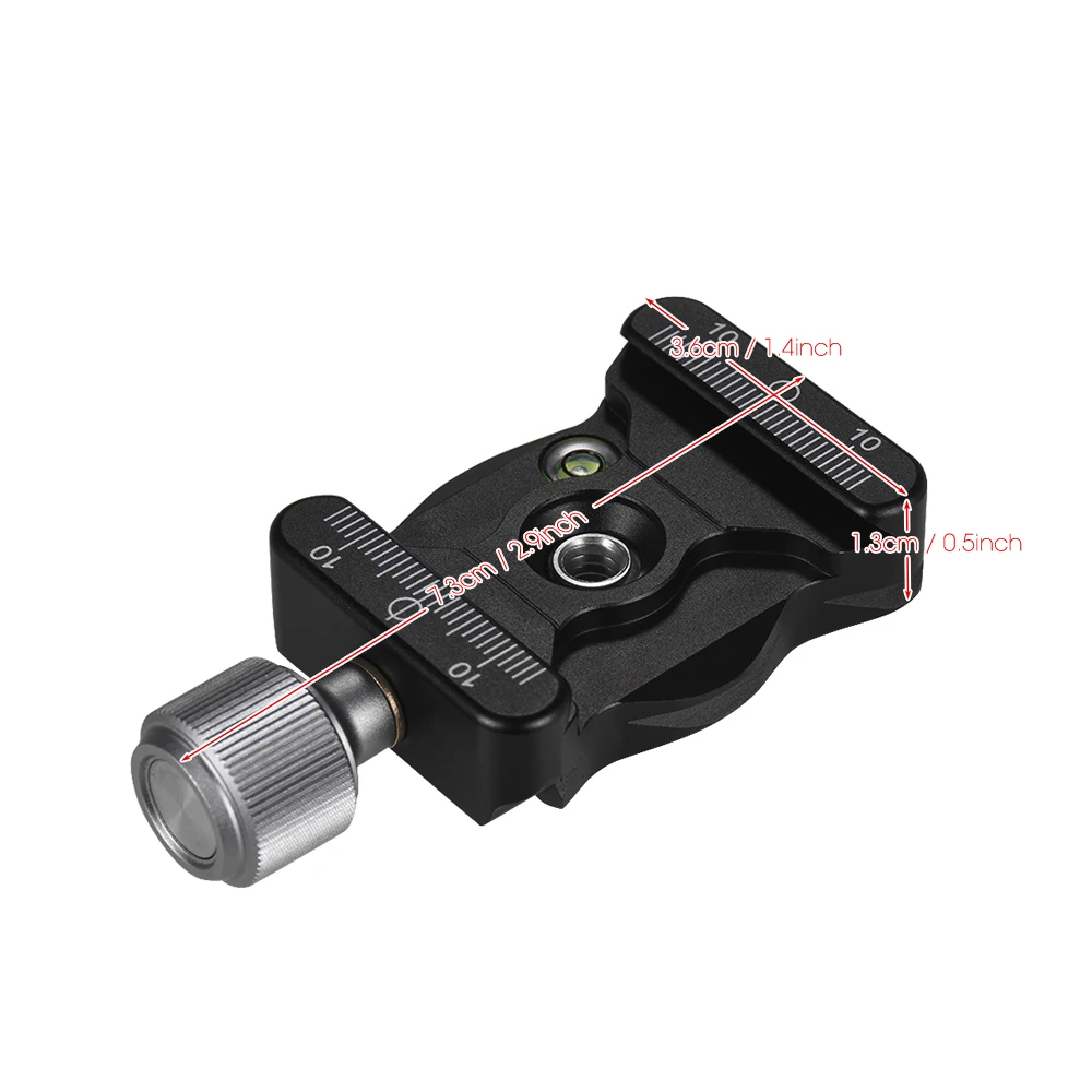 Алюминиевый быстросъемный зажим винтовое крепление пузырьковый уровень для