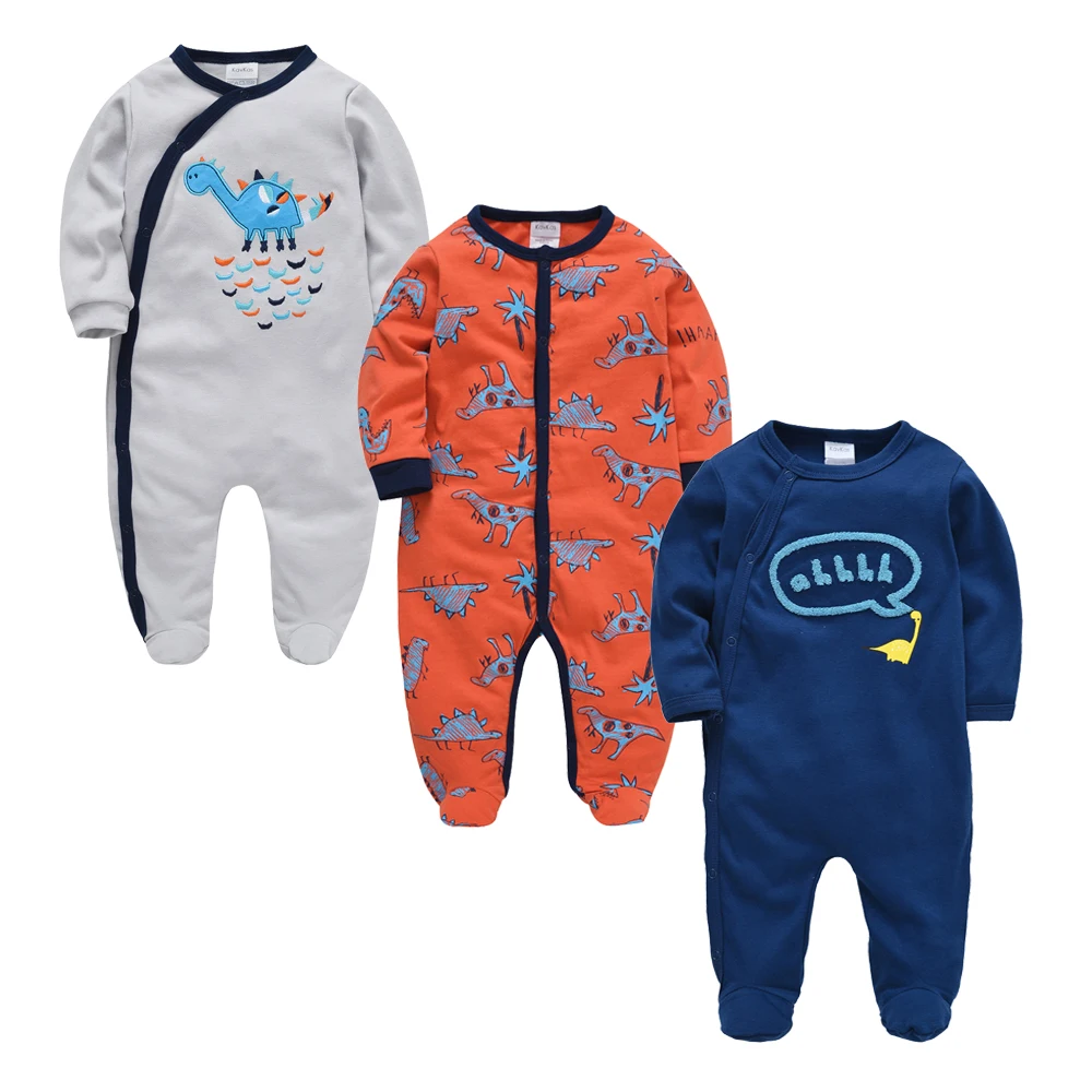 Roupas Bebe De/комбинезон с длинными рукавами для новорожденных мальчиков хлопковые