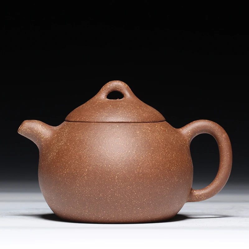 

Taiwan back early old pot of purple sand factory, art class make old mud all hand sketch baggage pot