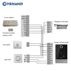 Устройство для считывания отпечатков пальцев смартфонов, Bluetooth, TTlock, приложение, блок питания + кнопка выхода + Магнитный Электрический замок + 10 шт. карт