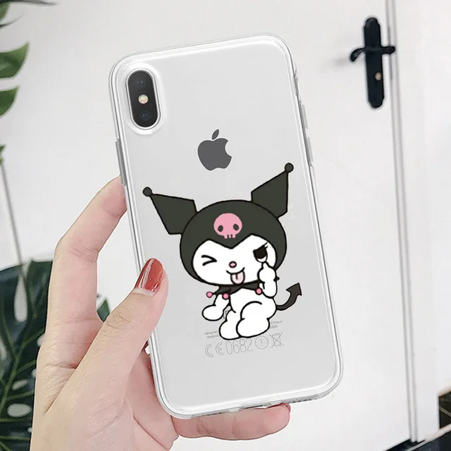 

Cute Kuromis Soft TPU Phone Cover for IPhone 11 11Pro 11Pro Max Silicone Clear Phone Case for Iphone X XR XS Max 6s 7 8 Plus