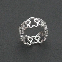 hot sell stainless steel ring fashion jewelry top grade plated factory price wholesale