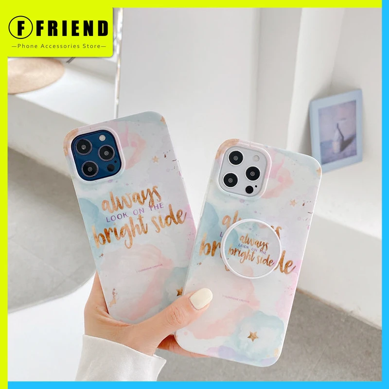

Luxury Watercolor Graffiti Geometric Patterns Phone Cover for Iphone 11 12 Mini Pro Max 7 8p Xs Xr Women Shockproof Phone Cases