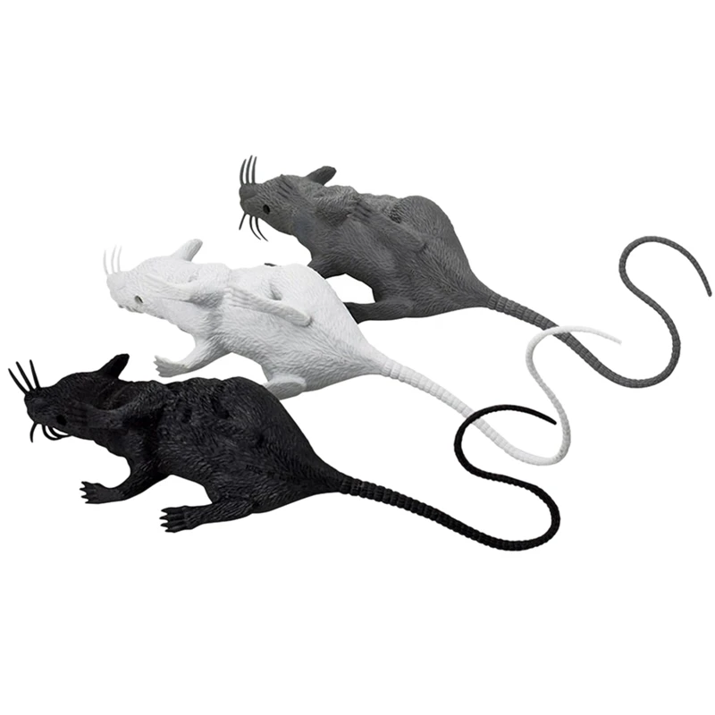 Набор на Хэллоуин из 3 реалистичных жутких мышей крыс супер большой Маус для
