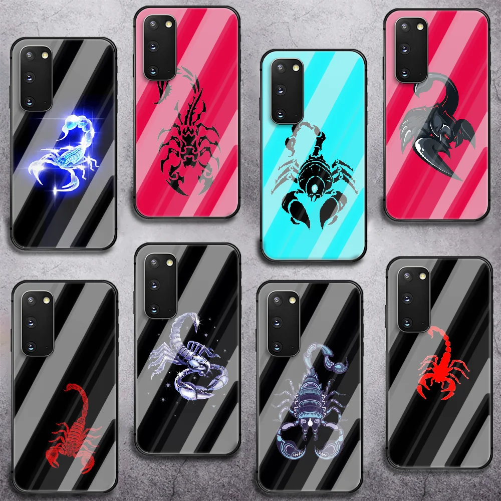 Чехол для телефона из закаленного стекла с скорпионами Samsung Galaxy A M 12 20 21 30 31 40 50 51 52