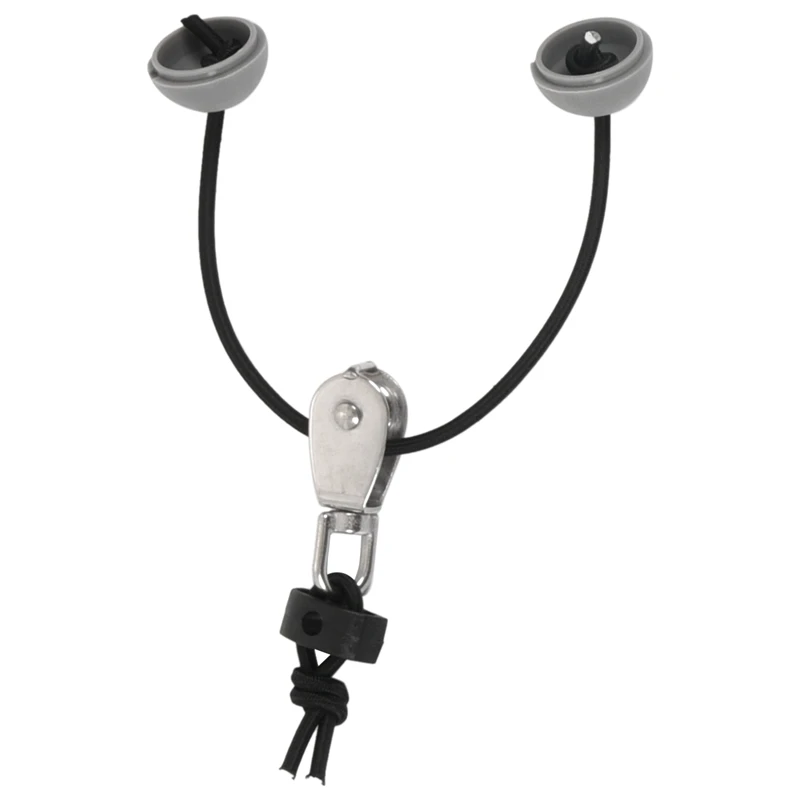 

Alloy Canoe Kayak Boat Tail Kayak Rudder Direction Foot Control Sailing Boat Parts Tool Kit Clip Buckle Thick Rope