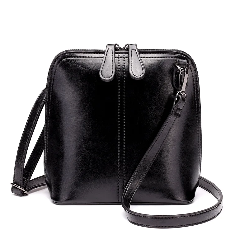 

2019 genuine leather women's shoulder bags women's shell crossbody bag famous brand designer ladies shoulder messenger bags