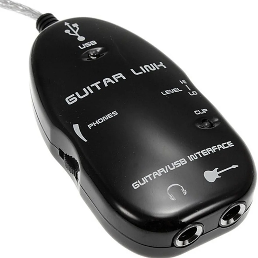 Электрический кабель для гитары переходник USB интерфейса аудиоразъем