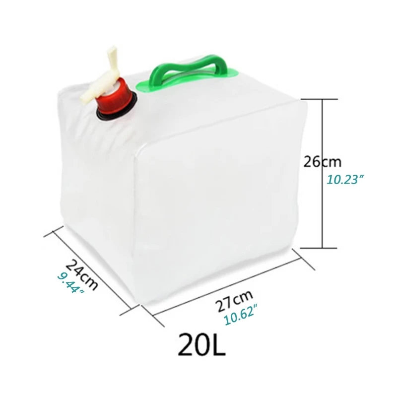 

20L Collapsible Water Container Emergency Water Storage Bag Outdoor Survival Kit