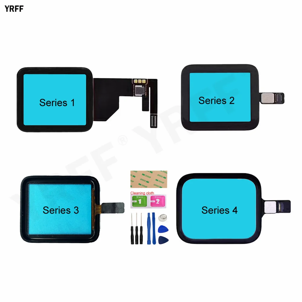 

For apple watch Series S1 S2 S3 S4 S5 S6 38mm 42mm 40mm 44mm Cover Touch Screen Watch Touch Repair Accessories