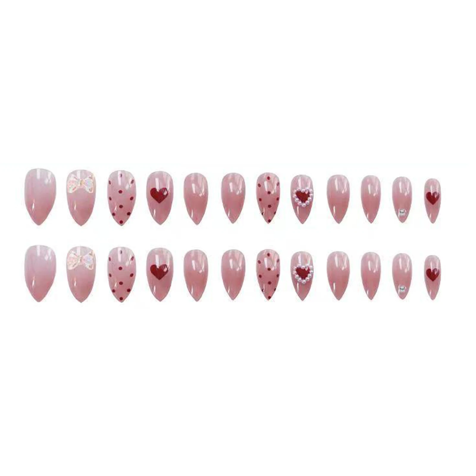 24 шт жемчуг одежда с длинным рукавом Из модного маникюра маникюрный набор