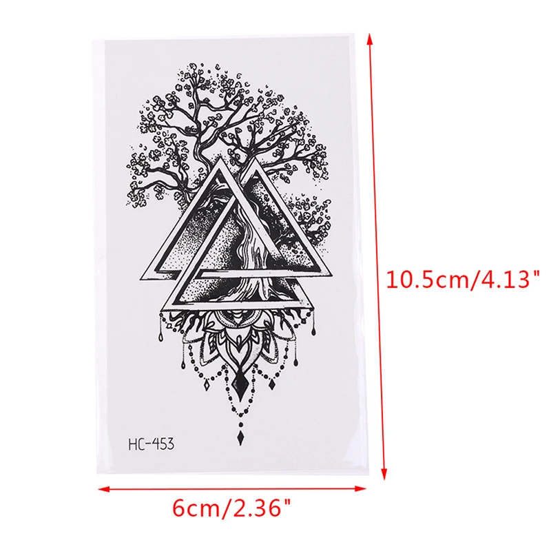 

5Pcs Small Sexy Black Cartoon Waterproof Temporary Tattoo Cute Animal Tattoo Sticker Women Body Art Waterproof Tatoo