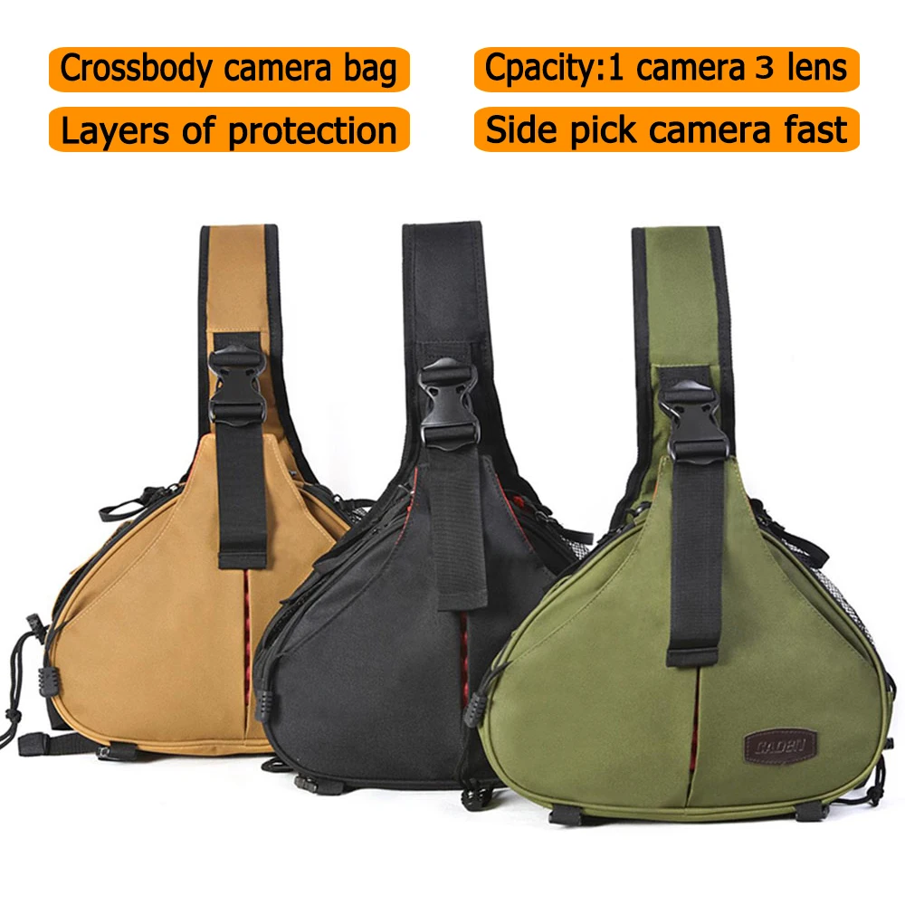 Сумка-слинг Caden для цифровой зеркальной камеры водонепроницаемый ранец на плечо