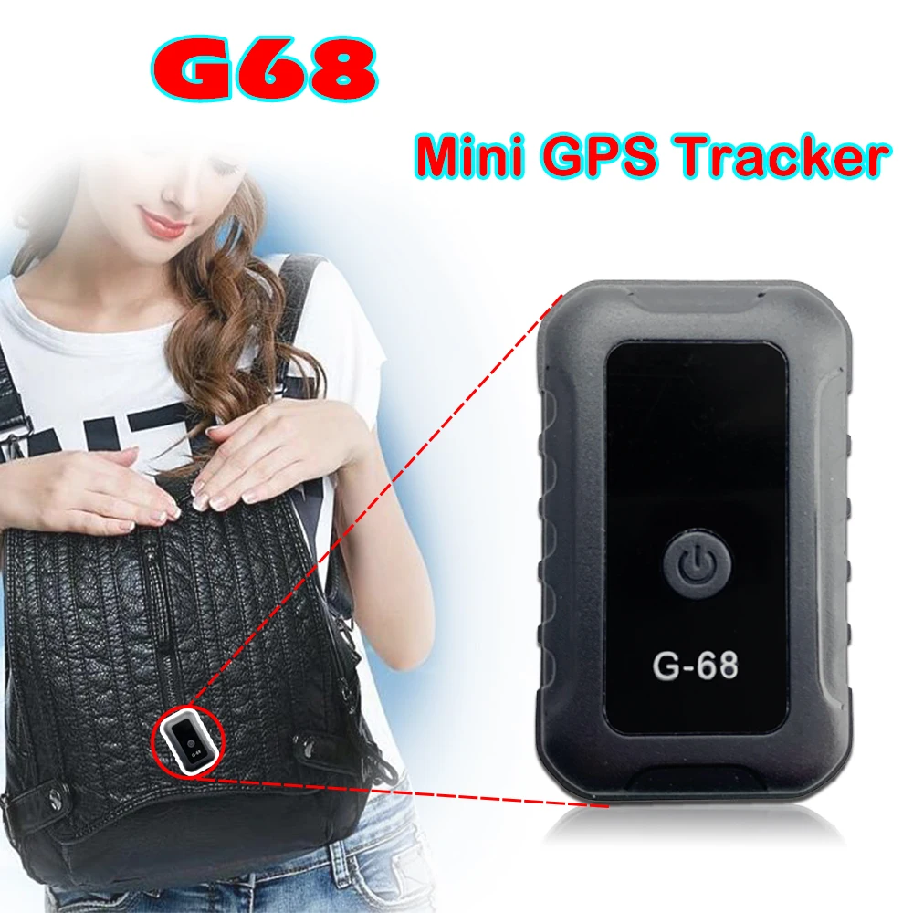 Мощный Магнитный умный GPS Трекер G68 для автомобиля + GSM GPRS LBS WIFI позиционирование SOS
