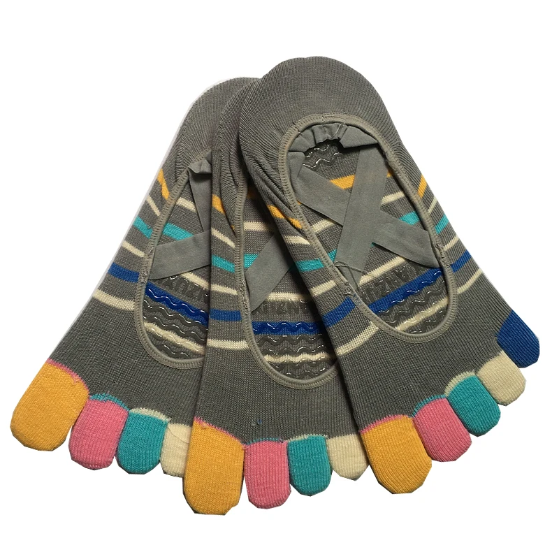 5 пар женские спортивные носки невидимки с пятью пальцами|Носки для йоги| |