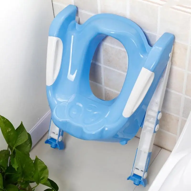 

Folding Baby Potty Infant Kids Toilet Training Seat with Adjustable Ladder Portable Urinal Potty Training Seats for Children