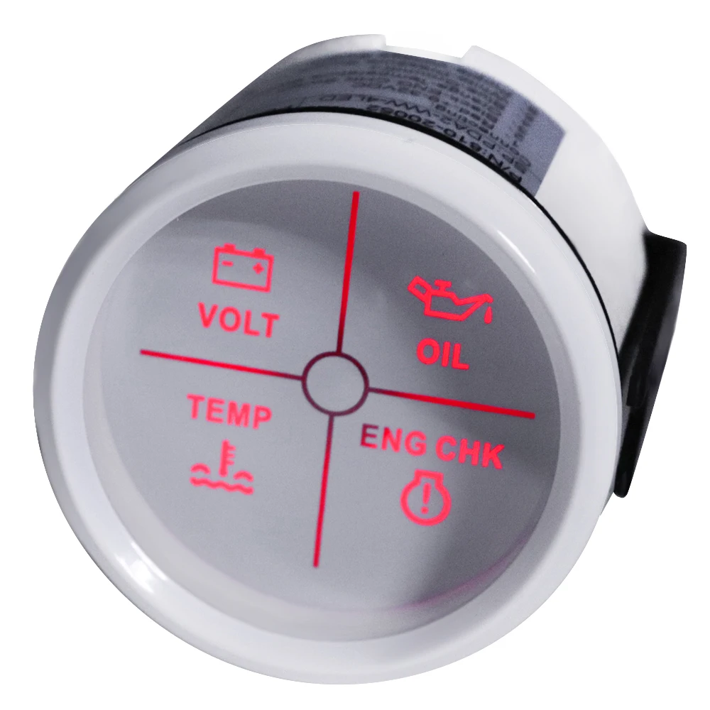 Цифровой автомобильный вольтметр 52 мм измеритель давления масла воды