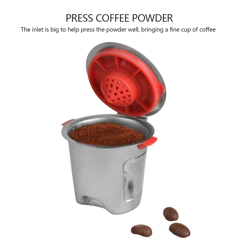 1 шт. кофейная капсула из нержавеющей стали многоразовая чашка для K Cup Baskets Pod