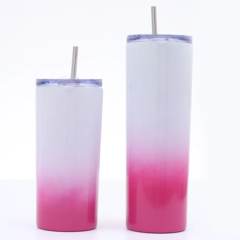 Новый тонкий винный стакан 20 унций бутылка для воды из нержавеющей стали