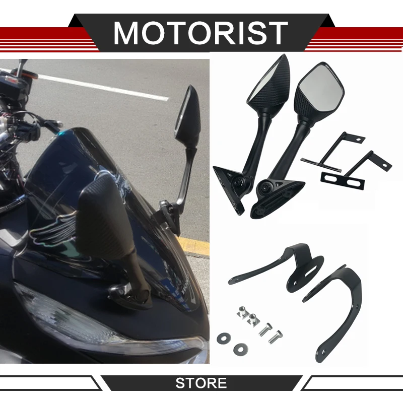 

Мотоцикл PCX 150 125 зеркало заднего вида передняя стойка держатель кронштейн на лобовое стекло с кронштейном для PCX150 pcx 125 2018 2019