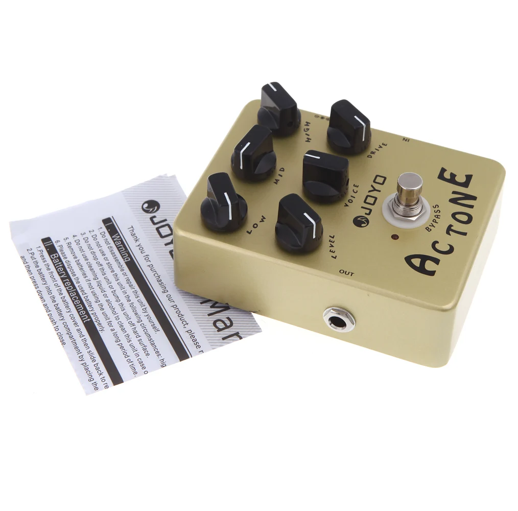 JOYO JF-13 AC педаль для гитарных эффектов классический британский рок-звук