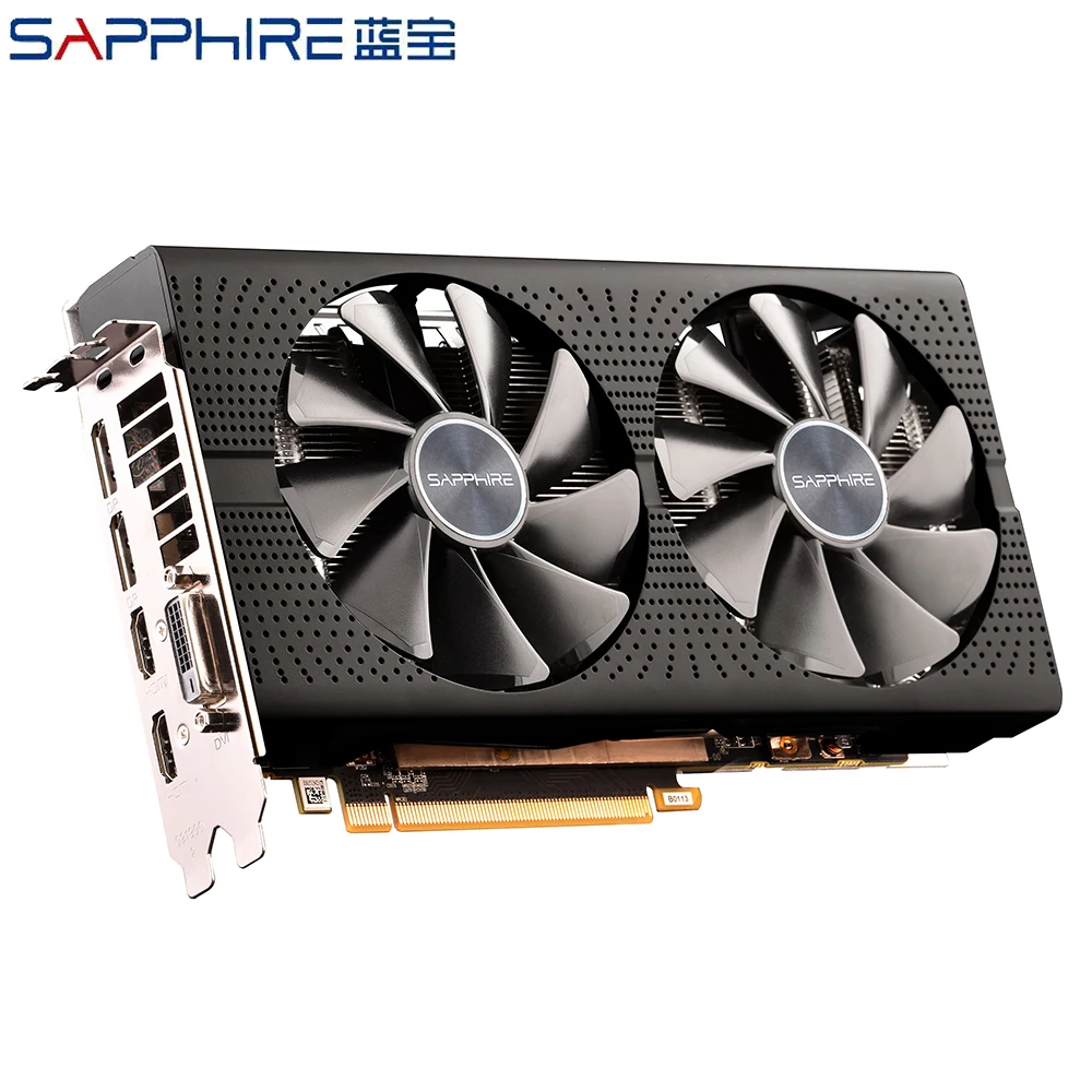 Видеокарта SAPPHIRE RX 580 4 Гб AMD Radeon графическая карта GPU для игрового ПК видеокарта RX580