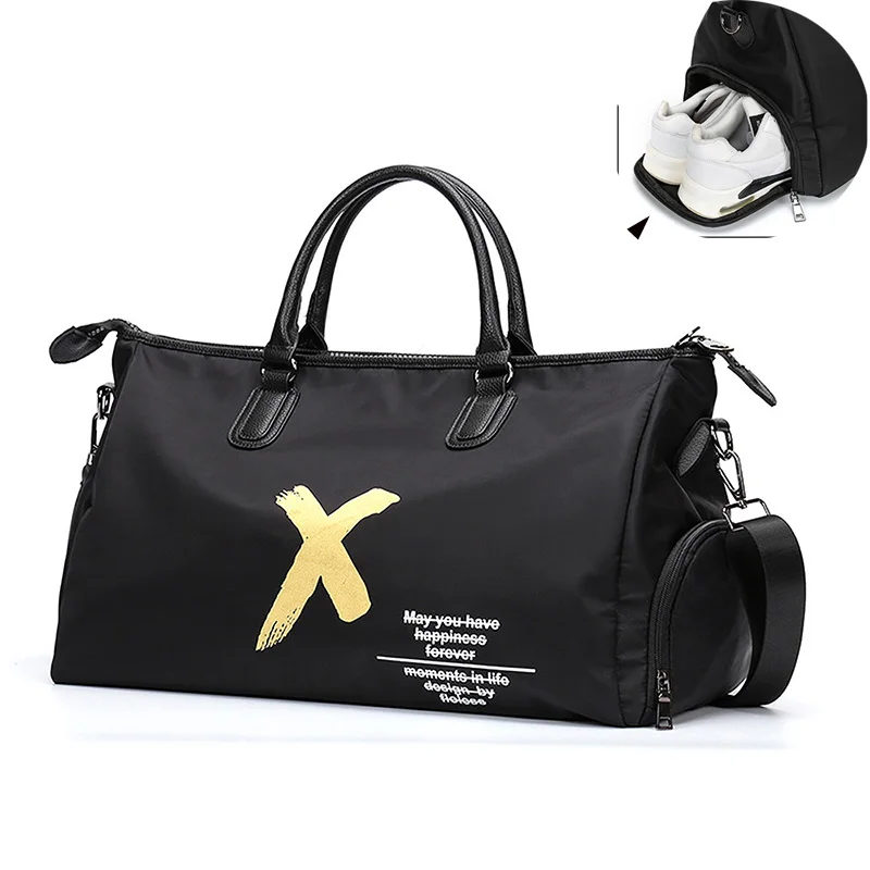 Нейлоновая прочная мужская дорожная сумка большая вместительность дорожные