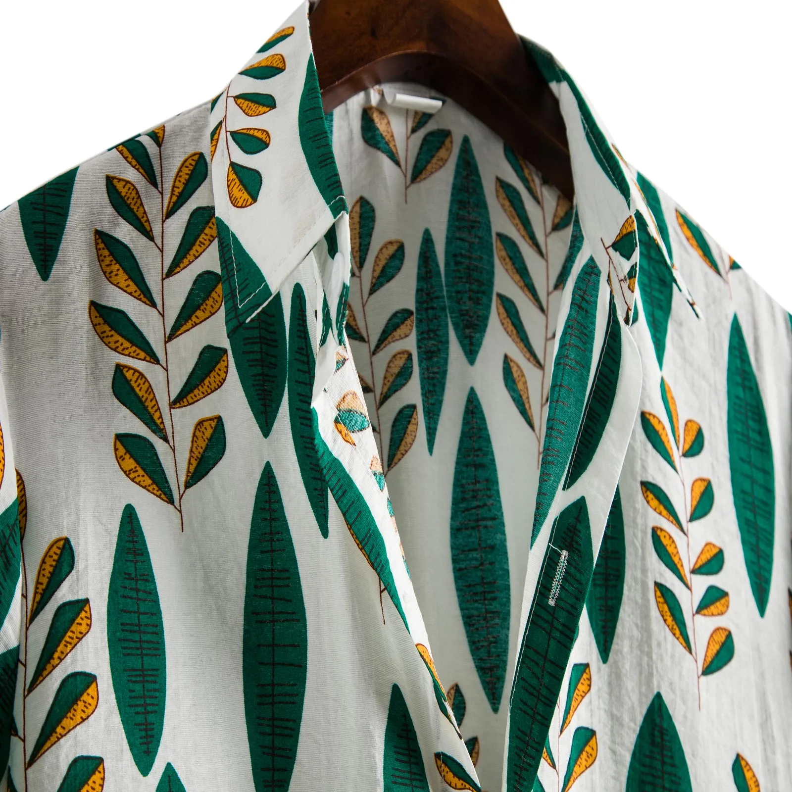 Гавайская рубашка мужская с коротким рукавом Повседневная пляжная блузка