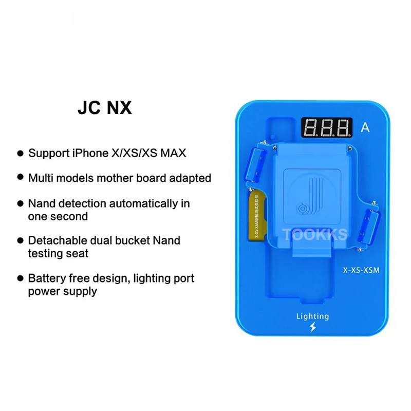 Плоский тестер для жестких дисков JC NAND N7 N8 NX iPhone X/XS/XSMAX 7 7P 8 8P|Наборы