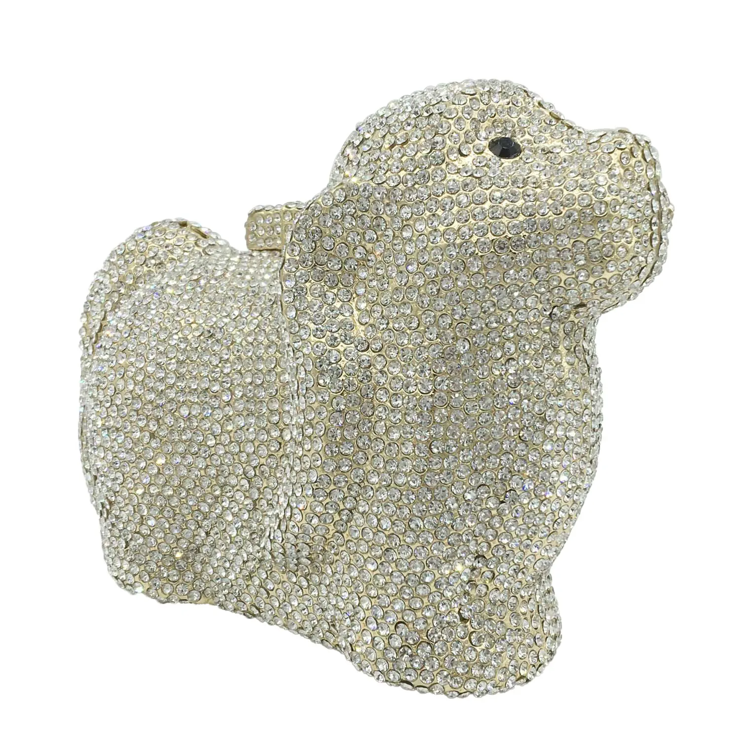 Женский клатч с кристаллами Boutique De FGG блестящий Вечерний Клатч со стразами