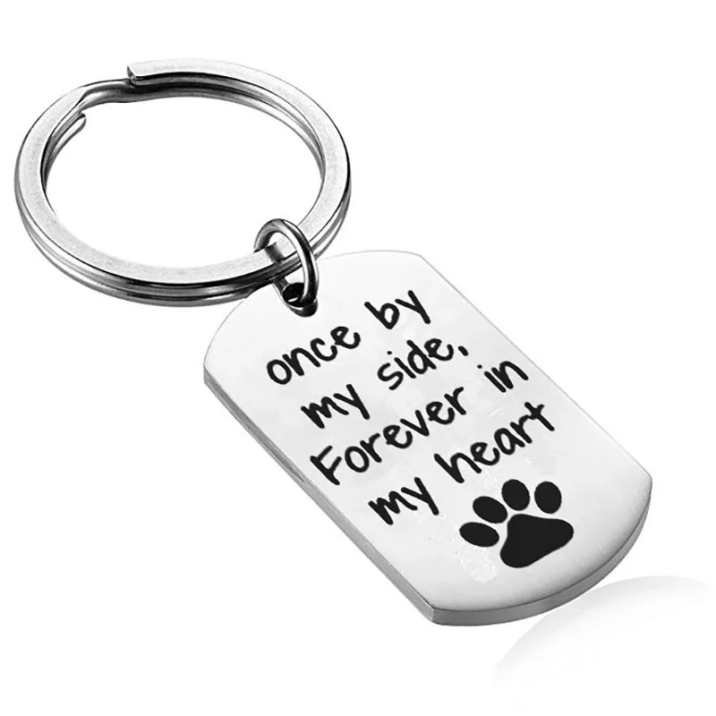 Бирка для животных брелок после того как рядом со мной навсегда в моем с принтом