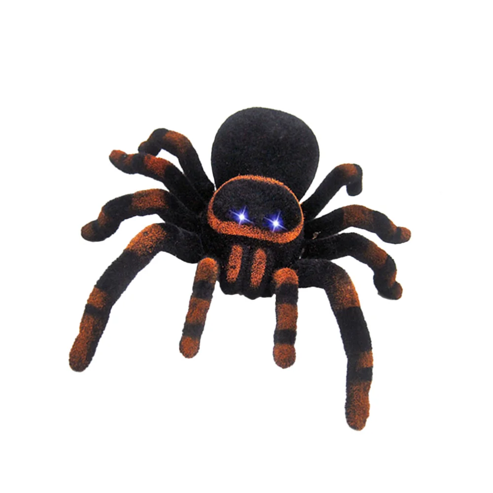 

1PC Distant Control Spider Prank Spider Lifelike Spoof Spider Electric Animal for Kids Child Playing