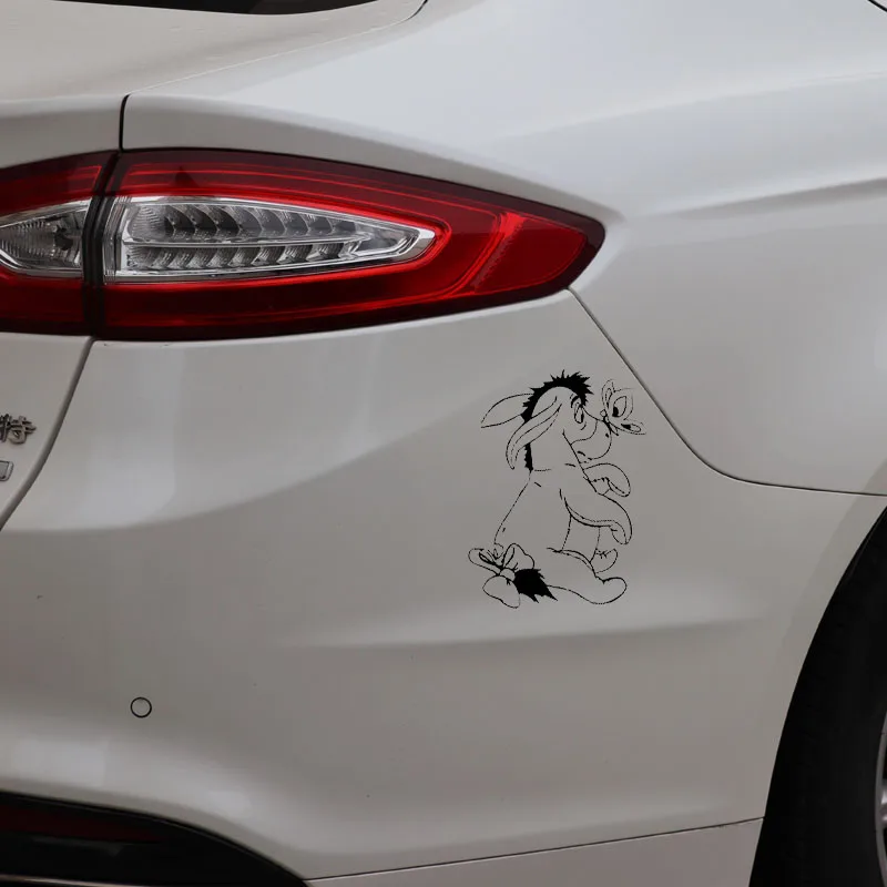 Красивая Автомобильная наклейка Volkrays аксессуары для донов и бабочек отражающая