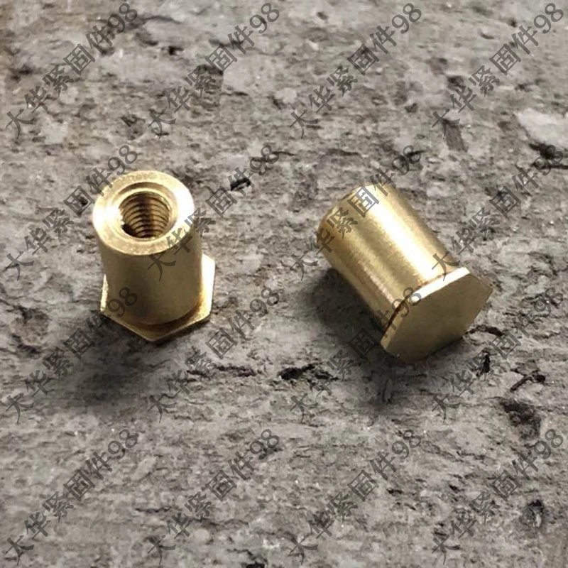 6 шт. латунные заклепочные гайки с шестигранным хвостовиком|Заклепки| |