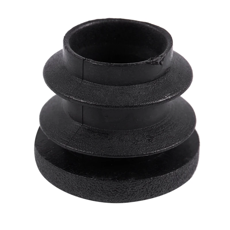 JHD-15Pcs черная пластиковая заглушка с заглушкой для круглых труб 16 мм