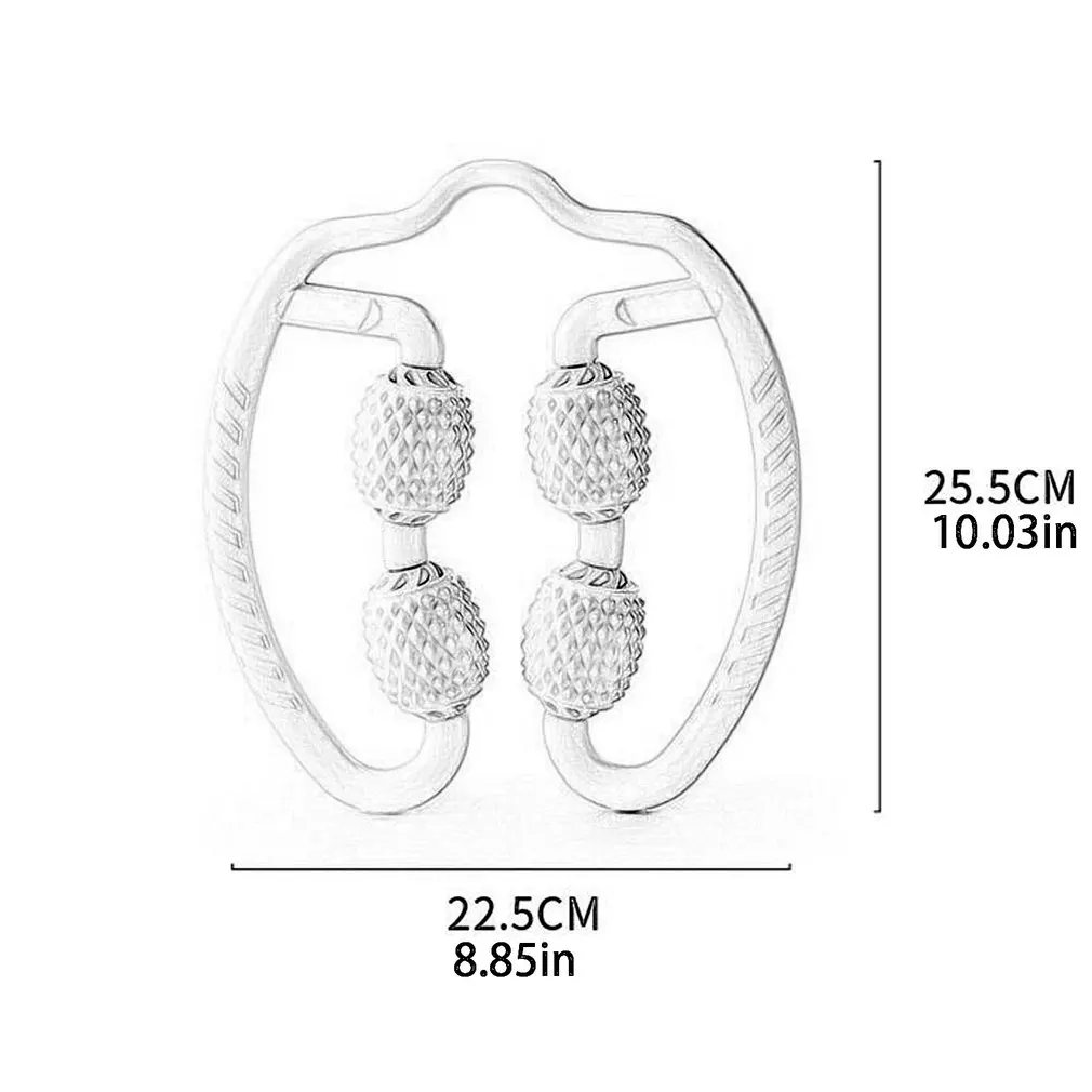 

Muscle Massage Relaxation Roller Type Circular Leg Clamp Fitness Equipment Health Yoga Four-wheel Massager