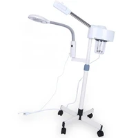 5x magnifying lamp facial moisturize whiten skin hot ozone machine spa thermal spray floor mounted steam with pulley face mask
