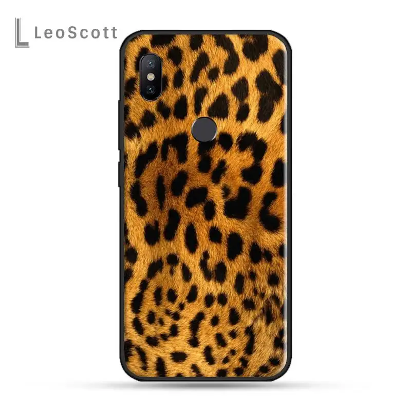 

leopard print sexy Phone Case For xiaomi Redmi 5 5A plus 7A 8 note 2 3 4 5 5A 6 7 GO K20 A2